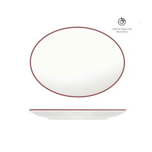 Platou oval Modest Maroon 33cm 13001-113033