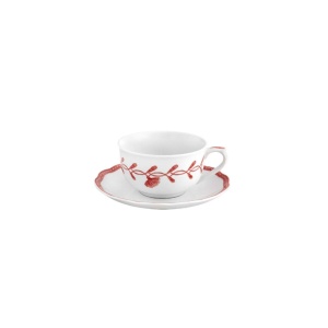 Set ceasca si farfurie cappuccino Jane Coral 240ml 21145093