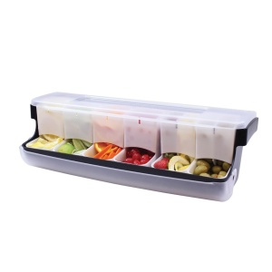 Suport condimente 6 compartimente 3.5L 51x16.5x16 cm BCD6000