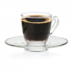 Farfurie espresso sticla Ultimo 11cm G1P01672