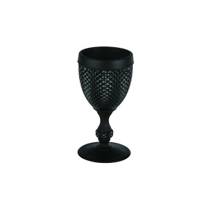 Pahar vin/apa negru matt Bicos 280ml 49000437