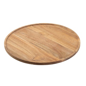 Platou rotund lazy susan acacia 38cm 11829