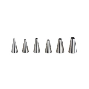 Posuri patiserie forma rotunda inox 18/8 2,5x4cm P4001