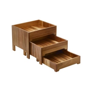 Set inaltator bufet tip sertar lemn acacia 43x35.5x33cm S5068