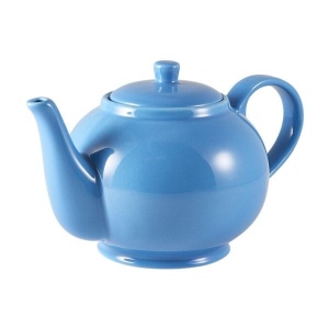 Ceainic portelan Genware Blue 450ml 393945BL