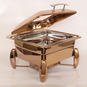 Chafing dish combo GN 2/3 gaz-plita inductie Copper