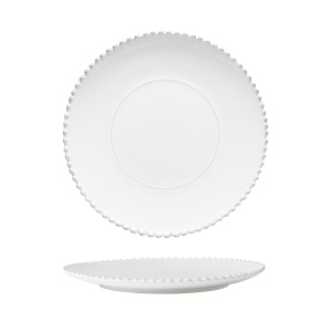 Farfurie charger Pearl White 34cm PEP331-WHI