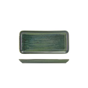 Platou dreptunghiular Terra Aqua Green 27x12.5cm NR-PAG27