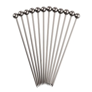Set 12 scobitori cocktail inox antracit 11cm 12258