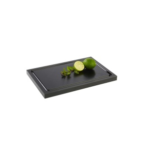 Tocator inaderent bar negru 30x20 cm 93306