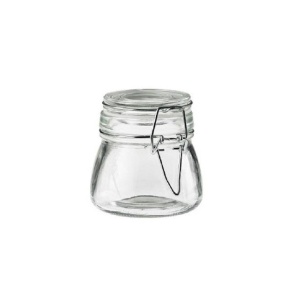 Borcan cu capac sticla 150ml T3012