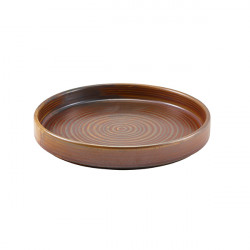 Farfurie prezentare Terra Porcelain Rustic Copper 18cm PR-PRC18