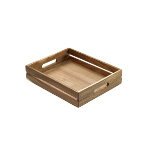 Ladita lemn acacia 32.5x26cm S5004