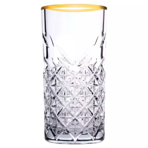 Pahar longdrink gold rim Timeless 450ml 532562