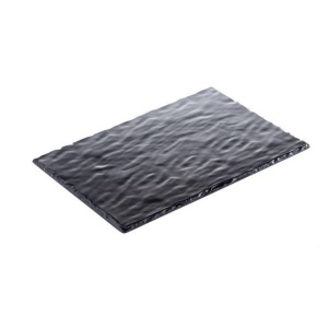 Platou negru melamina efect tabla 26x16cm T8243