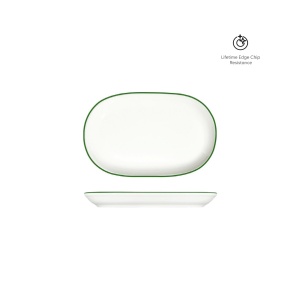 Platou oval Modest Green 23x15cm 16001-143023