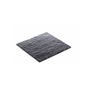 Platou patrat melamina efect ardezie 30x30cm T8241