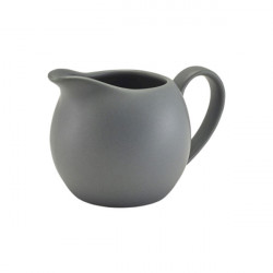 Recipient lapte Genware Porcelain 14cl Matt Grey 373114MG