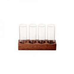 SET 4 Boro Schnap & Walnut Suport 16X5cm A1062-4100RF