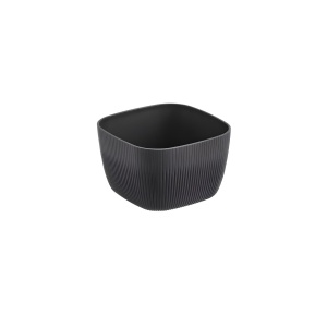 Bol bufet patrat melamina Norway Grey 19.5x19.5x12cm T8803.Z