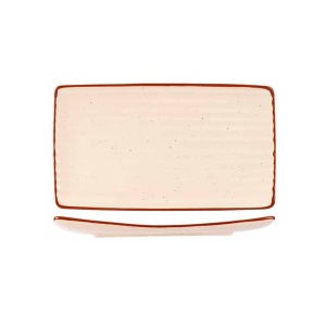 Platou dreptunghiular Artisan Cream 36x20cm 5635036