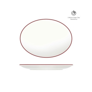 Platou oval Modest Maroon 31cm 13001-113031