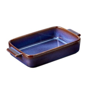 Tava de copt albastra Oslo 19x10.8x4.2cm U0043