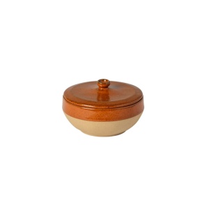 Vas rotund ceramica cu capac Marrakesh canelle 15cm 500ml 2VGH151-CAN