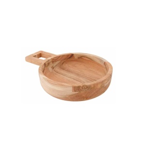 Bol servire Mimosa lemn acacia 27x20x5,3cm 5337001
