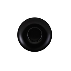 Farfurie ceasca cappuccino Genware Matt Black 16cm 182115MBK
