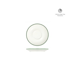 Farfurie ceasca espresso Ring Modest Green 12cm 16001-111212