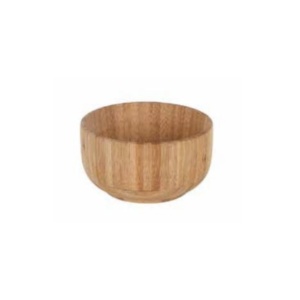 Mini bol lemn nature 10x5.5cm B893033R6