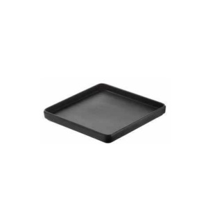 Mini tava servire patrata melamina neagra 21x21x2cm Lanzarote T8273