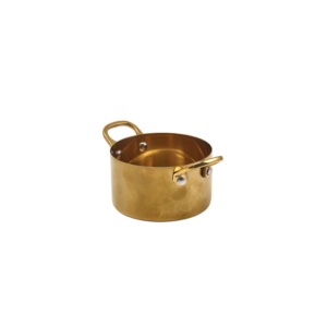 Mini vas servire Gold Vintage Steel 9x5.25cm SCD9GDV