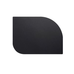 Placemat asimetric negru Loto 40x30cm 9150127001
