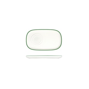 Platou cafea Modest Green 22x13cm 16001-171322