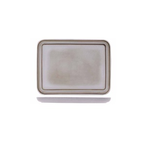Platou dreptunghiular Lily White 28x21 5370008