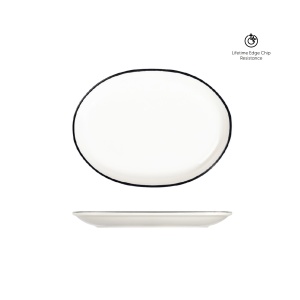 Platou oval Modest Black 36 cm 19001-113036