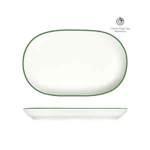 Platou oval Modest Green 37x24cm 16001-143037