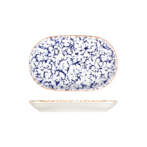 Platou oval Venecia Navy 33x21cm 21174-143033