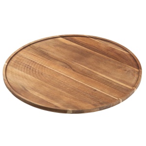Platou rotund lazy susan acacia 45.5cm 11830