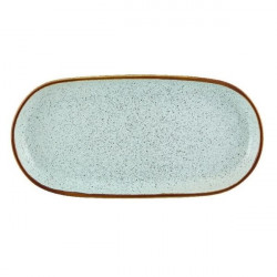 Platou servire oval Rustic Blend Turquoise 29,5cm 27020970