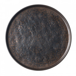Platou servire rotund melamina Brown Copper 40,5x40,5cm 123518BREU