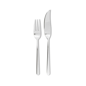 Set furculita peste+cutit peste Sambonet Linear 52513A49