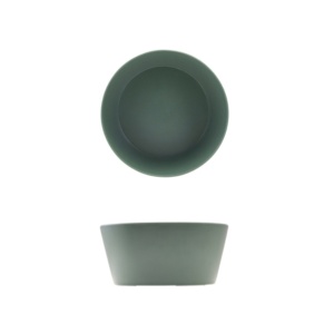 Bol bufet melamina verde 22x10cm TB221067