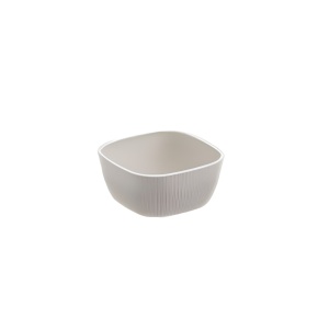 Bol bufet patrat melamina Norway Ivory 12x12x5.5cm T8800.Y