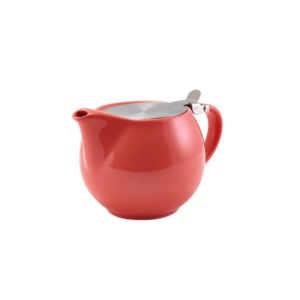 Ceainic portelan Genware Coral 500ml 395950CRL
