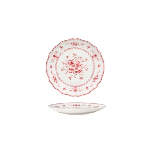Farfurie desert Vila white red 21cm TP213-WRD
