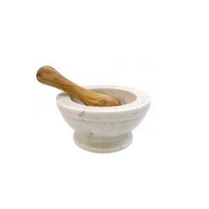 Mojar marmura alb 14cm BIS07.000600.020