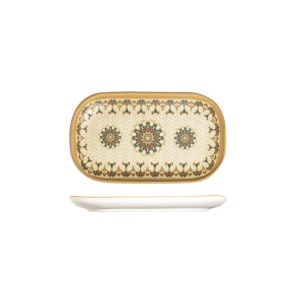 Platou oval Qasbah 28x13cm QSB-TMAOVL28